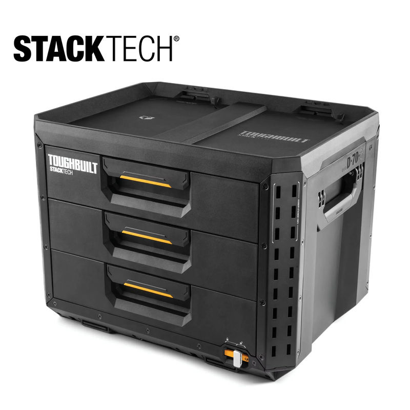 TOUGHBUILT STACKTECH Schublade Schwarz Werkzeugkasten und Organizer für Elektrowerkzeug Zubehör - Bild 6