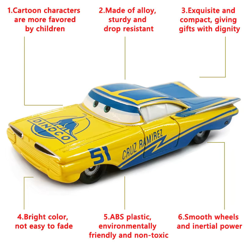 TAKARA TOMY Disney Cars Ramone, Modellauto, 1:55, Metall, Gold, Grün, Rot, Lila - Bild 2