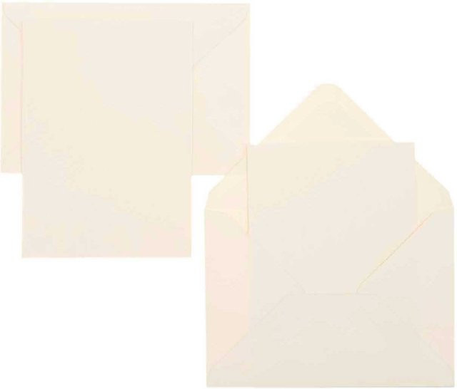 Rico Design Paper Poetry Kartenset Basic in Elfenbein Format A7/C7 - Bild 1
