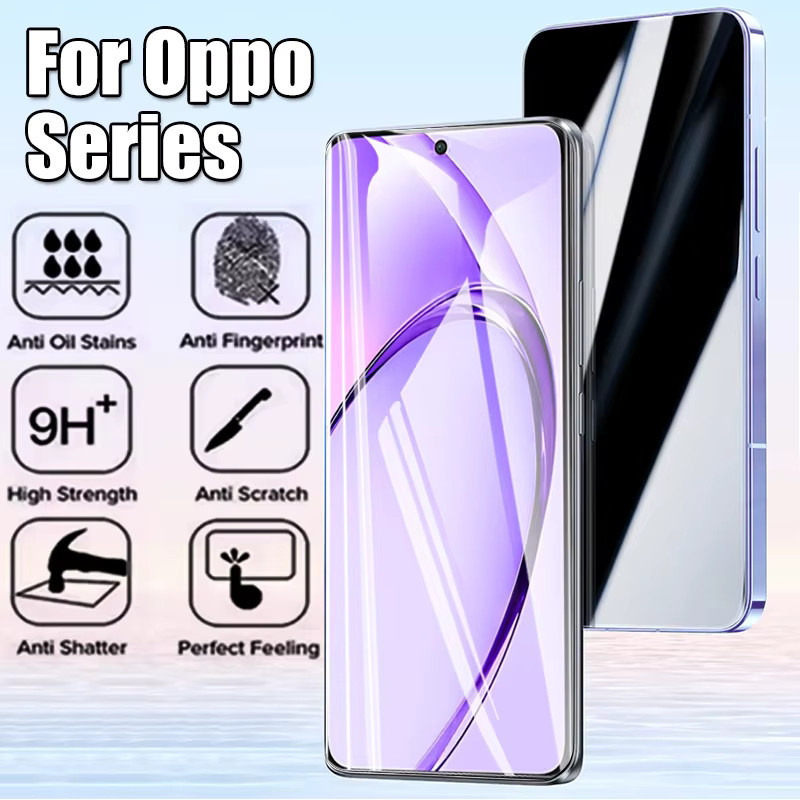 3er-Pack Displayschutzfolie aus gehärtetem Glas für Oppo A3 4G, transparent, HD-Qualität mit Fingerabdruck-Entsperrschutz und Anti-Explosion-Schutz - Bild 5