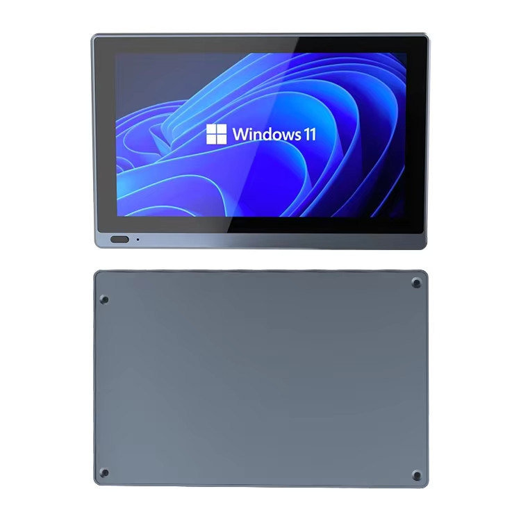 Higole Mini-PC mit 5,5 Zoll Touchscreen, Intel J4105, Windows 11 Pro, lüfterlos, Schwarz - Bild 4
