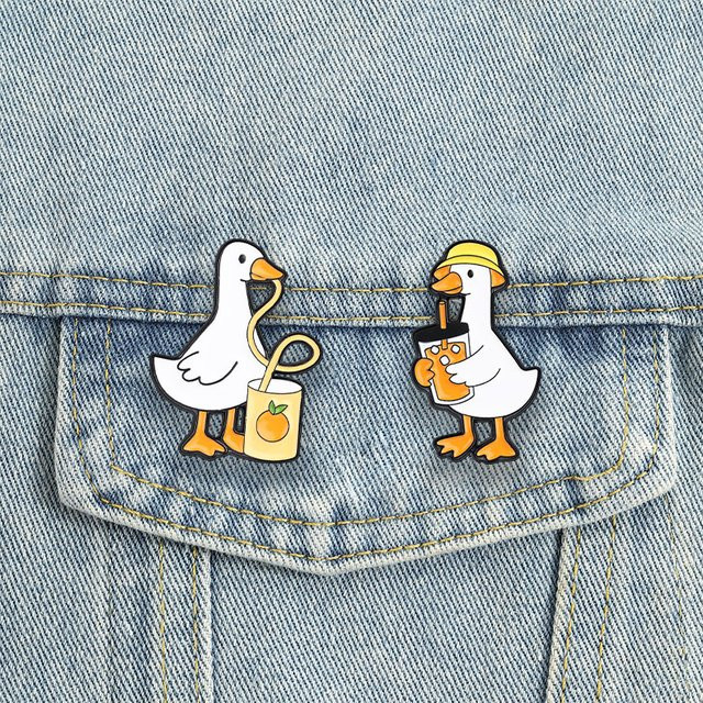 Miss Zoe Anstecknadeln, Enten-Emaille, Bunt, Unisex - Bild 1