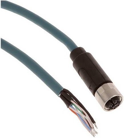 Bulgin Rundsteckverbinder PXPTPU12FBF08XCL100PU in Blau - Bild 1