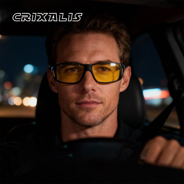 CRIXALIS Sonnenbrille, Unisex, Vollrand, rechteckig, Kunststoff, schwarz, polarisiert - Bild 1