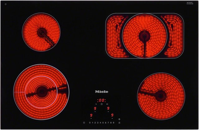 Miele KM 6215 Autark-Glaskeramikfeld in Schwarz, flächenbündig, elektrisch - Bild 1