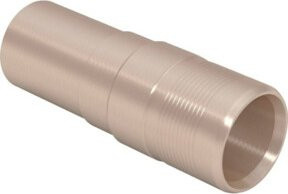 Geberit Übergang PushFit d 16x15mm aus Messing in Silber mit Einsteck- und Steckverbindung - Bild 1
