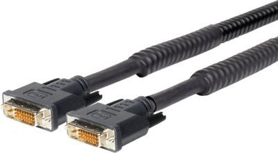 VivoLink Pro DVI-D auf DVI-D Kabel in Schwarz mit 7,5m Länge und 4K Unterstützung - Bild 1