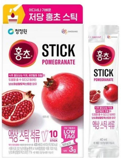 Chung Jung One Essiggetränk Granatapfel, Roter Apfel, 10 x 0,04 l - Bild 1