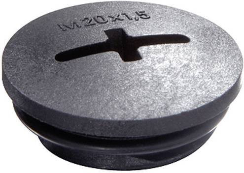 Wiska Verschlussschraube M32 aus Polyamid in Schwarz RAL 9005 - Bild 1