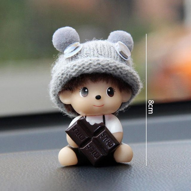 Monchhichi Plüsch Schlüsselanhänger Cartoon 3D - Bild 1