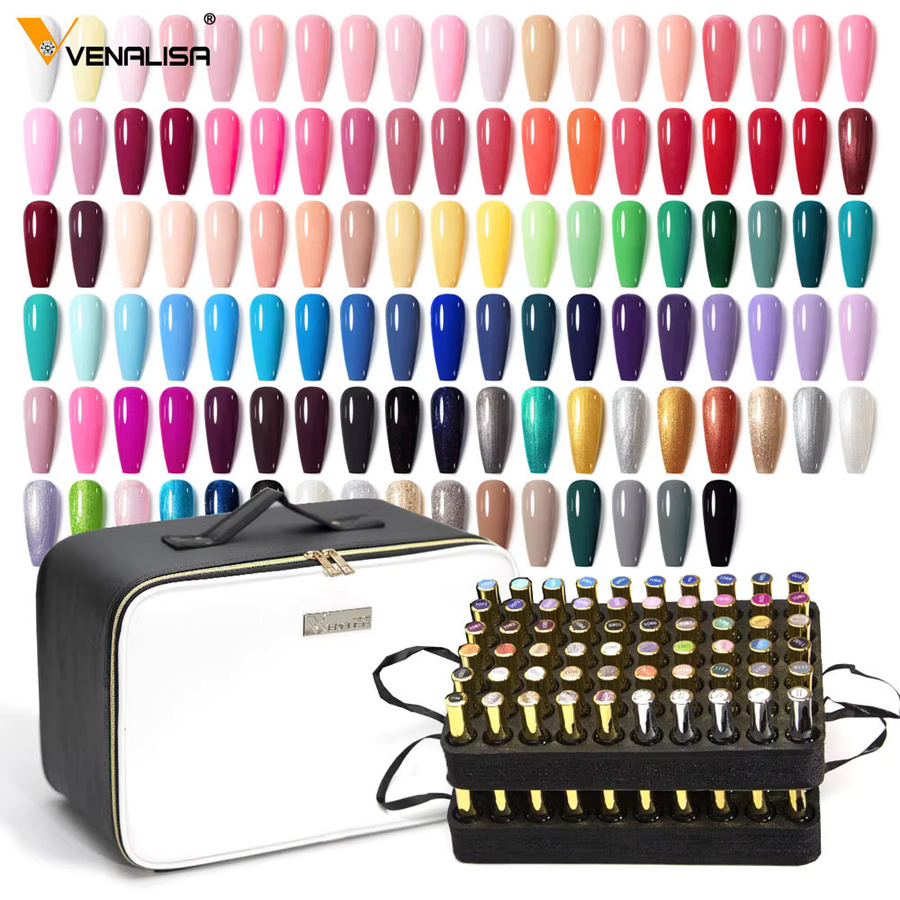 Venalisa Nagelgel Set, 120 Stück, 12 ml, Nail Art Design - Bild 1