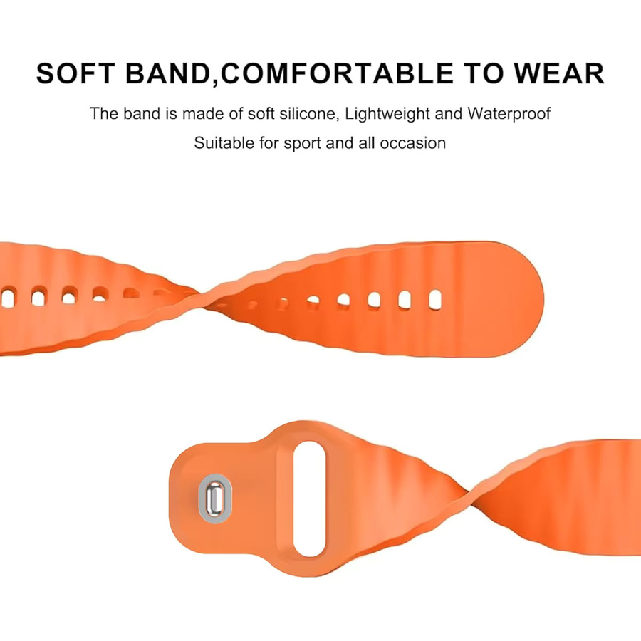 FancyWrist Uhrenarmband Silikon, orange, Samsung Galaxy Watch - Bild 2