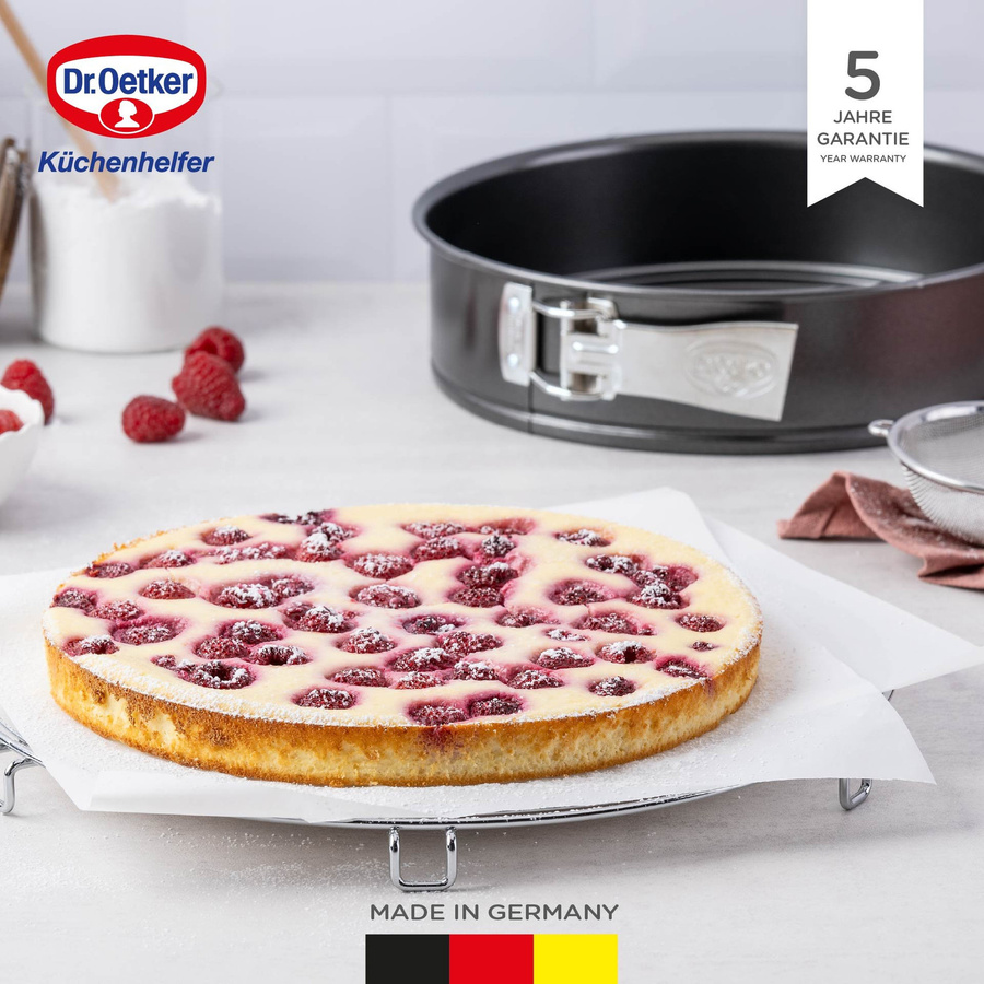 Dr. Oetker Springform Classic, rund, schwarz, beschichtet, Durchmesser: 26 cm - Bild 3