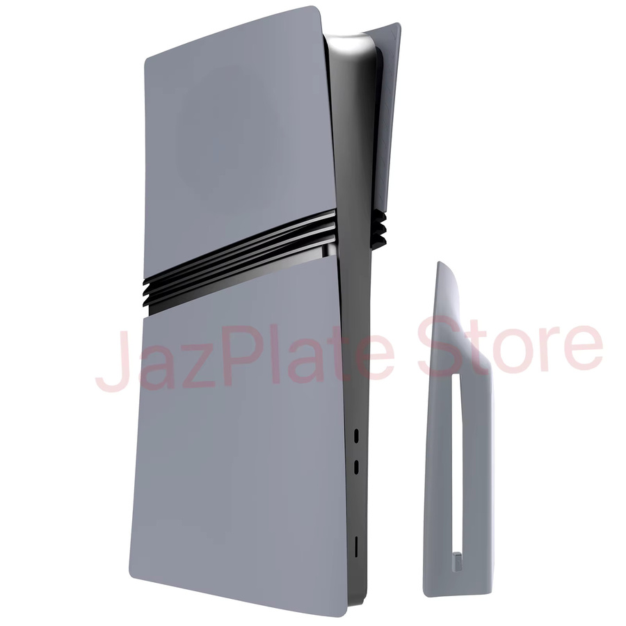 JazPlate Pro Disc Edition Abdeckplatten für PS5 Pro in Grau mit Logo-Skin und Aufkleber zum 30-jährigen Jubiläum - Bild 3