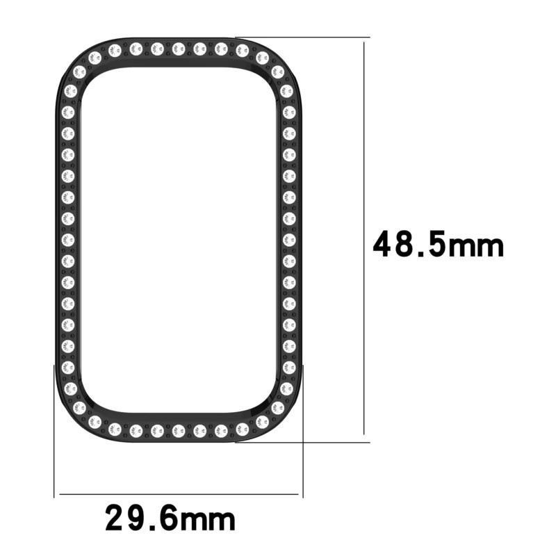 Xiaomi Hülle für Mi Band 9, Diamant, Kristall, transparent, Unisex - Bild 4