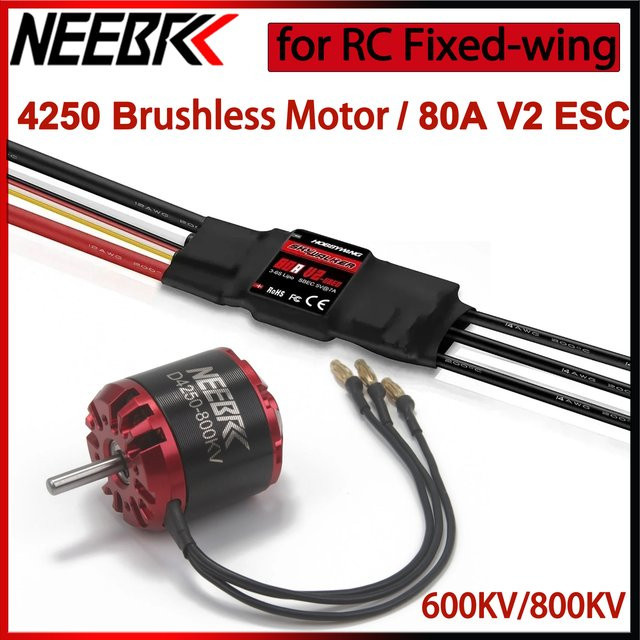Hobbywing Skywalker V2 ESC, Bürstenloser Motor, 4250 600KV 800KV RC FPV Outrunner - Bild 1