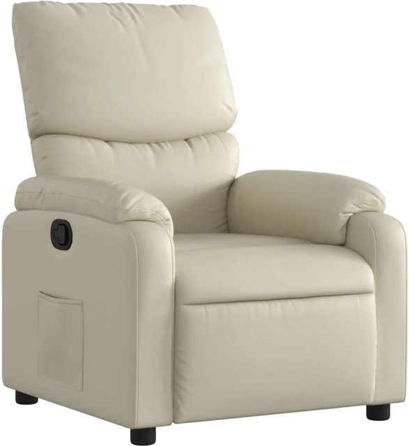 vidaXL Relaxsessel in Beige aus Kunstleder mit Armlehnen - Bild 1
