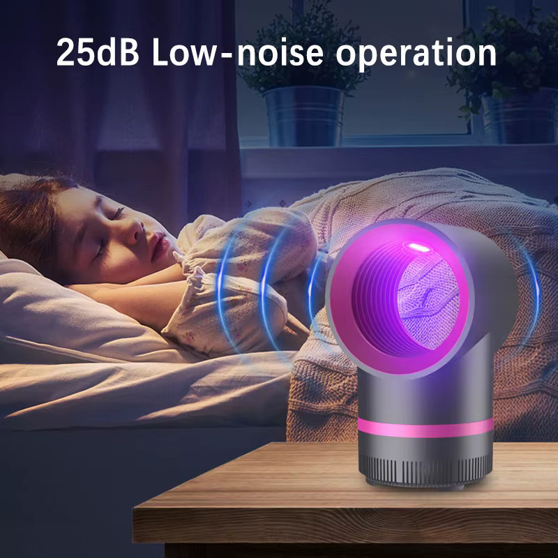 Xiaomi Mückenkiller-Lampe mit Ionenreinigung, tragbare Mini-Insektenfalle in Grau, elektrischer Mückenvernichter mit USB-Aufladung für Innenräume - Bild 2