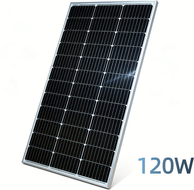 JINGYANGPV 120W Solarmodul mit 25% Effizienz und Aluminiumrahmen für Gartenboote und Balkone - Bild 1