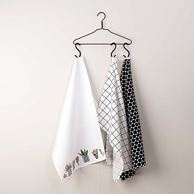 Rico Design Geschirrtuch Sukkulenten Stickpackung, Multicolor, B x H: 50 x 75 cm - Bild 1