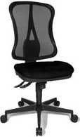Topstar Drehstuhl Head Point SY Schwarz mit Kopfstütze und Rollen - Bild 1