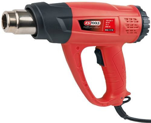 KS Tools Digitales Heißluftgebläse 2000W in Rot - Bild 1