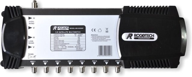 Rogetech Multischalter MS-K 0508P in Schwarz - Bild 1