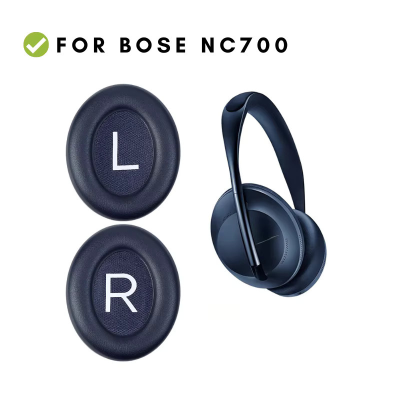 Bose Ersatz-Ohrpolster für NC700 Kopfhörer mit Geräuschunterdrückung aus weichem PU-Leder in Grau - Bild 2