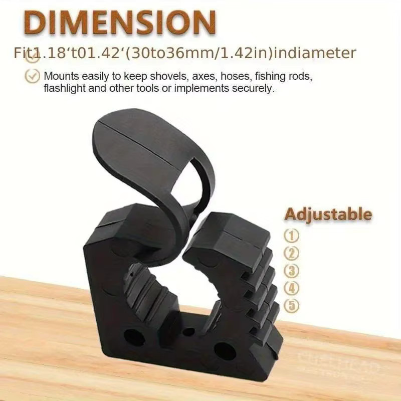 Quick Grip 2er-Pack Kunstgummi-Installationswerkzeug Gummiklemme in Schwarz - Bild 4