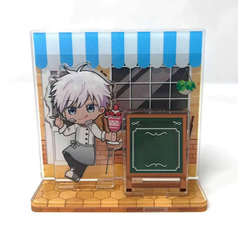 Bandai Jujutsu Kaisen Acryl-Figuren Set mit Yuji Itadori, Satoru Gojo und Megumi Fushiguro in Mehrfarbig - Bild 2