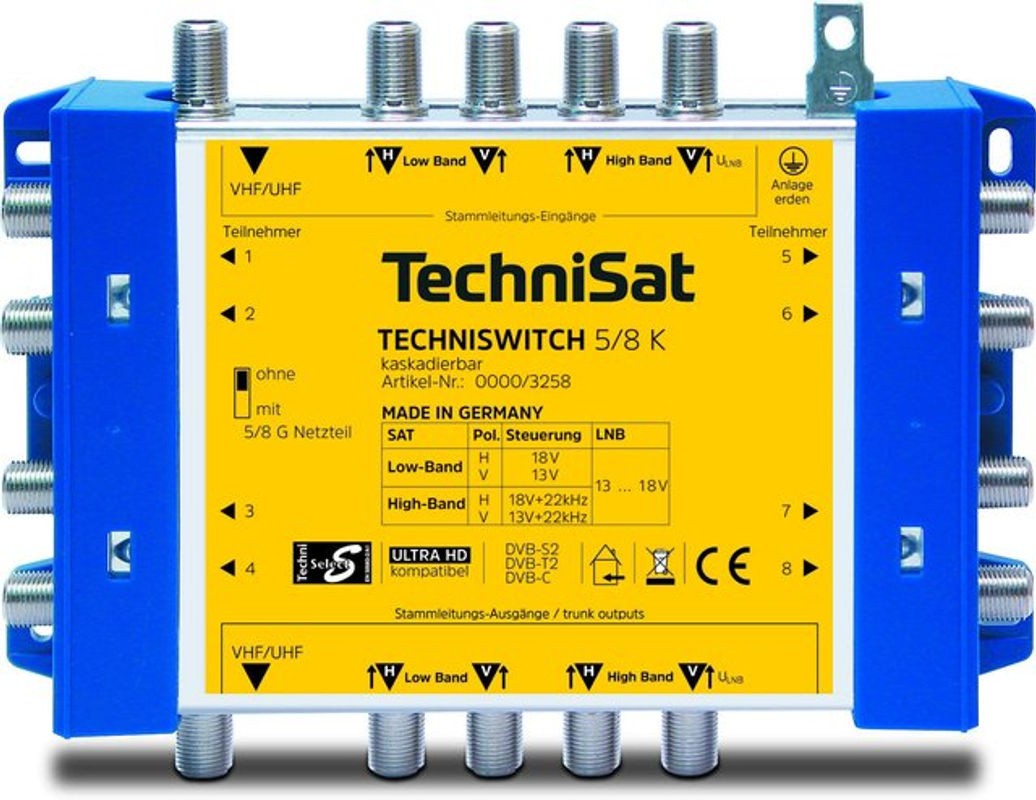 Technisat TechniSwitch 5/8 K Kaskade in Multicolour - Bild 2