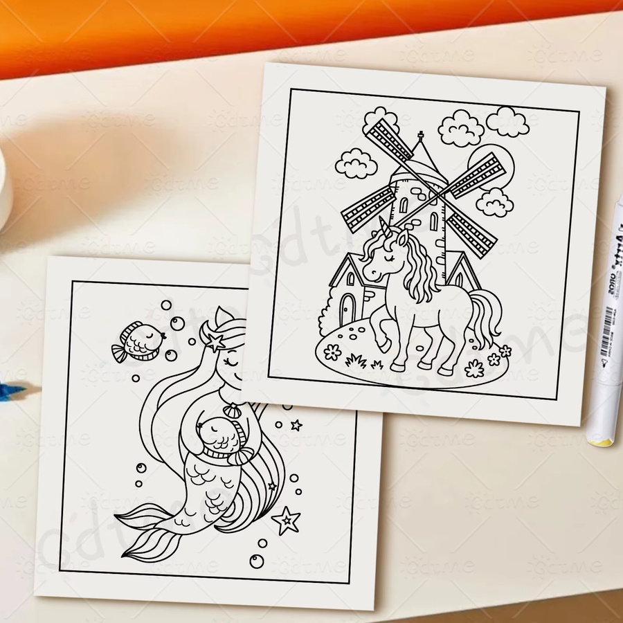 Magisches Freunde-Malbuch für Erwachsene in Multicolour zur Entspannung und kreativen DIY-Gestaltung - Bild 4