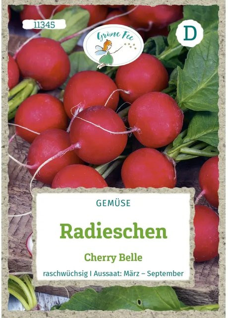 Grüne Fee Radieschen Cherry Belle Saatgut 250 g - Bild 1