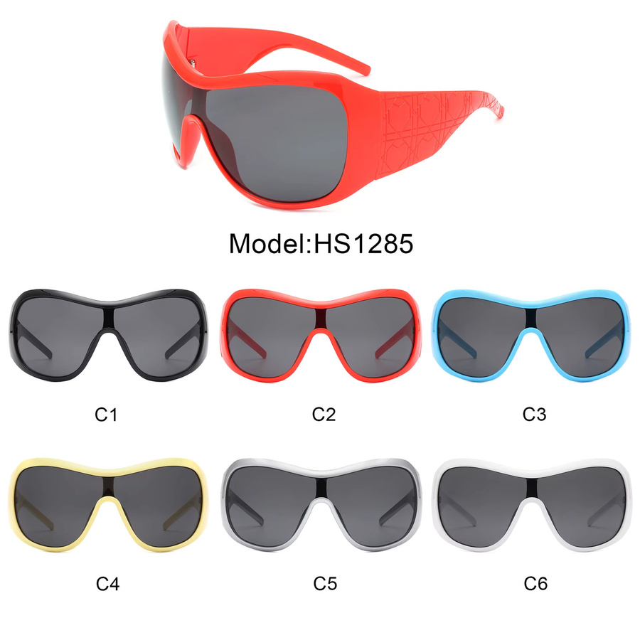 Salutami Sonnenbrille, Vollrand, quadratisch, Kunststoff, Schwarz, Unisex - Bild 4
