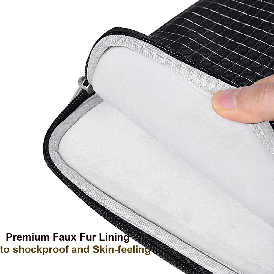 Cingrow Laptop-Hülle für MacBook Pro 14 Zoll (40,6 cm), stoßfeste Computer-Schutztasche für Dell, Lenovo, HP und Acer, erhältlich in Schwarz und Weiß - Bild 2