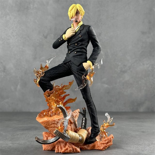 Bandai One Piece Resonance Serie Lx Doppelflügeliger Yamazaki Black Footed Kagami Anime-Statue Modell, Ornament - Bild 1