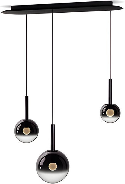 Occhio Luna Sospeso Cloud 3 L LED-Pendelleuchte in Schwarz Matt mit dimmbarer x-tra warm LED (2200K - 3500K) - Bild 1