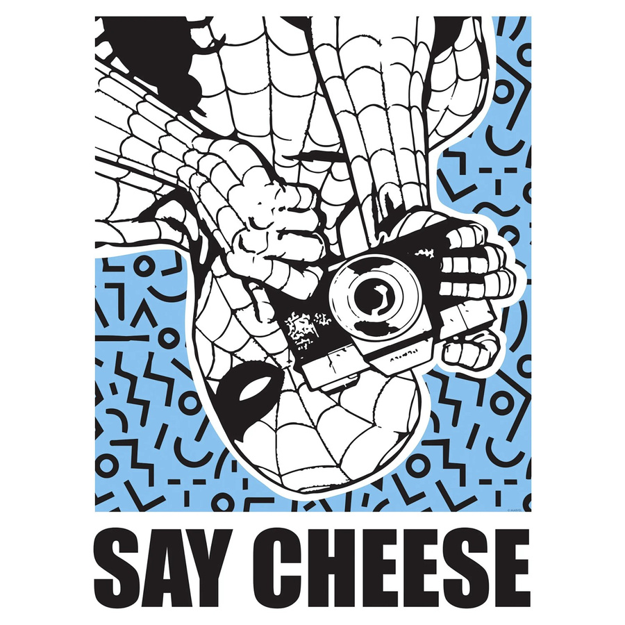 Komar Wandbild Marvel Spider-Man Say Cheese Blau, Breite: 40 cm, Höhe: 50 cm - Bild 2
