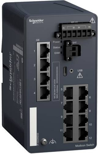 Schneider Electric MCSESM123F23G0 Netzwerk Switch 1 GbE Ethernet/LAN Grau - Bild 1