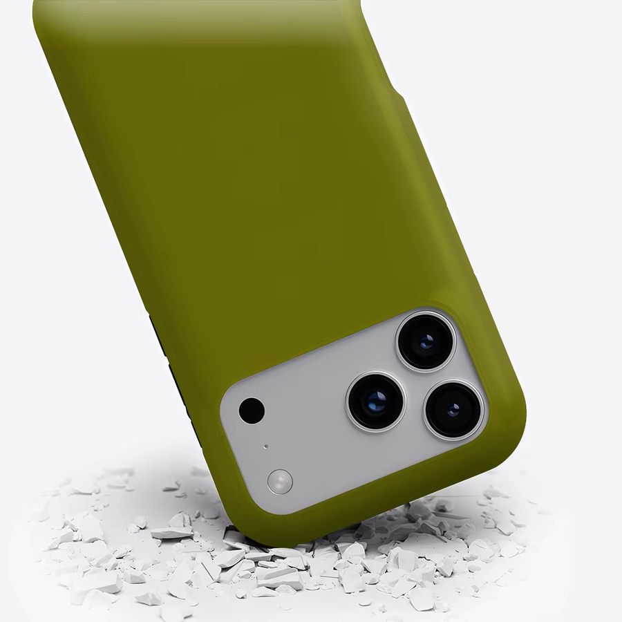 Potdemiel Magnetische Handyhülle für iPhone 17 16 15 14 13 Pro Max Plus in Olivgrün - Bild 3