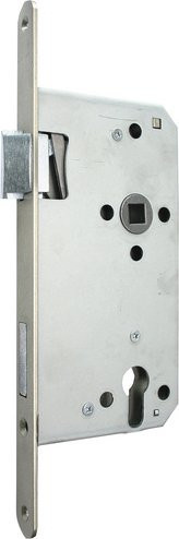 ALPERTEC Einsteckschloss aus Metall in Silber, Breite: 2,1 cm - Bild 1