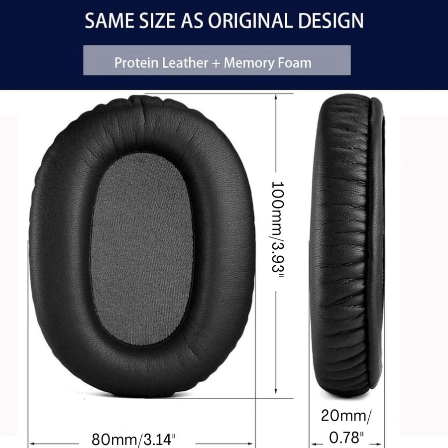 Sony Ersatz-Ohrpolster für WH-XB900N Kopfhörer in Schwarz - Bild 2