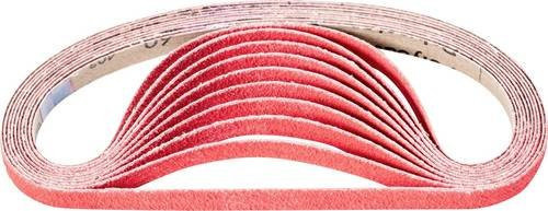 PFERD Keramikkorn Schleifband CO-COOL 60 für Edelstahl, Körnung 60, B: 12 mm, L: 520 mm, 100 Stück - Bild 1