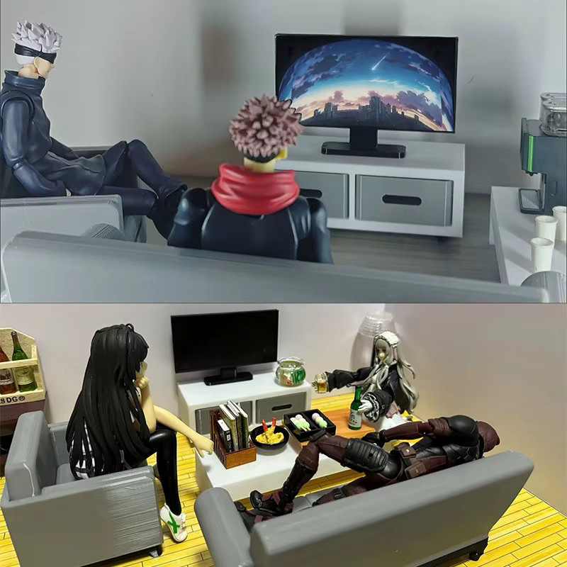 Kotobukiya Actionfiguren-Wohnzimmermöbel-Set, 1:12 Maßstab, Kunststoff - Bild 3