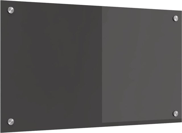 vidaXL Küchenrückwand aus gehärtetem Glas in Dunkelgrau, B/H: 70 x 40 cm, Tiefe: 0,6 cm - Bild 1