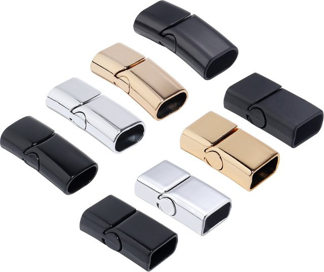 Xinyao Magnetverschluss, rechteckig, 6x12mm, Legierung, Unisex - Bild 1