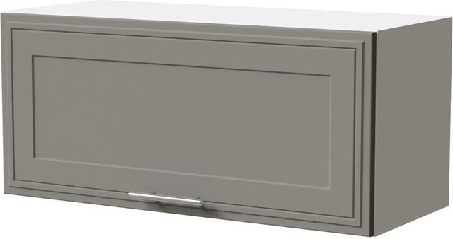 Feldmann-Wohnen Klapphängeschrank Salo W4B/80 in Weiß und Dust Grey Matt mit Gasdruckdämpfer, B/T/H: 80 x 34,4 x 36 cm - Bild 1