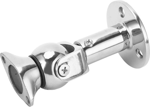 KaiSai Magnetischer Türstopper aus Edelstahl in Silber, verstellbarer Kopf für 3,5–4,5 Zoll, selbstausrichtend und drehbar - Bild 1