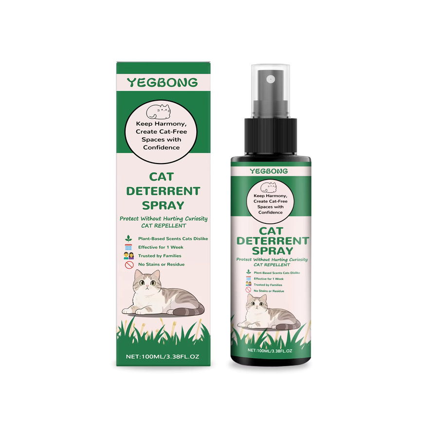 Yegbong Katzenabschreckungsspray zum Schutz von Möbeln, Teppichen und Pflanzen, Trainingshilfe für deine Katze, 100 ml, multicolour - Bild 5