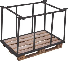 VarioFit Palettenaufsatz Typ 75 aus Stahl in Anthrazitgrau RAL 7016 - Bild 1